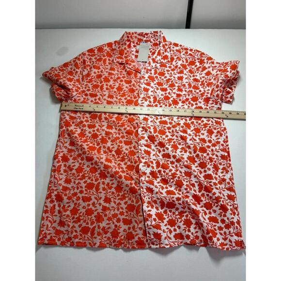 NWT Boden Revere Linen Cotton Shirt Floral Print Vacation Large - Picture 5 of 6